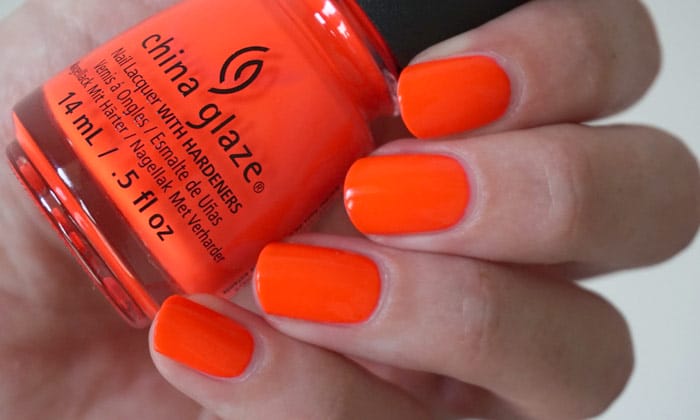 swatch of china glaze pool party