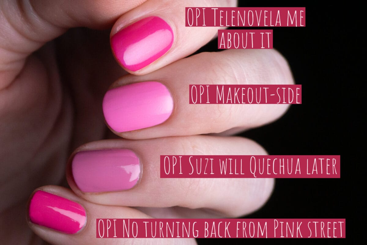 Swatches of OPI Summer make the rules (summer 2023) Noae Nails