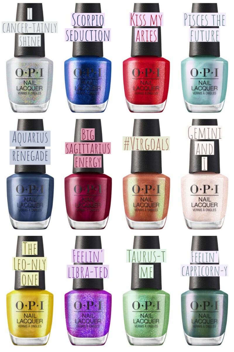 OPI Fall 2023 ('Big zodiac energy' ) Noae Nails