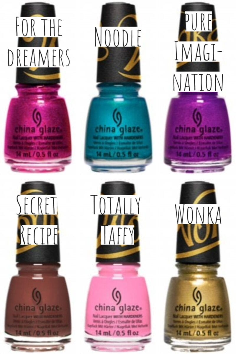 China Glaze Holiday 2023 collection ('Wonka') Noae Nails