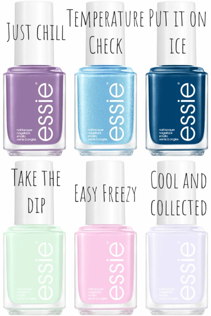 ) Nails Essie collection - Chill\' Winter Noae (\'Just 2023