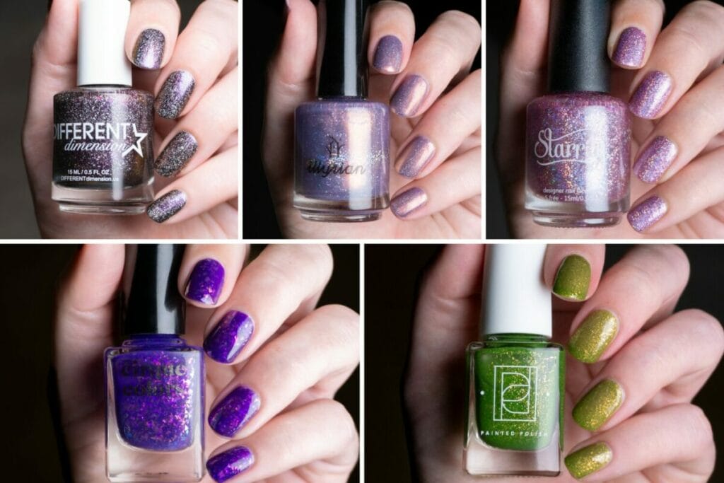 Random indie polish swatches, part 1